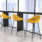 Sys Minimalist Office Fabric High Bar Stool Chair - Gavisco Office Furniture